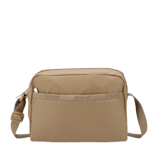 DANIELLA CROSSBODY 拉鍊斜背包 - 肉桂棕糖