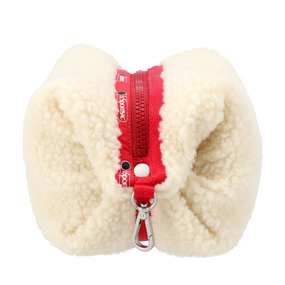 W&W CONVERTIBLE HOBO 兩用半月包 - W&W 絨毛奶霜