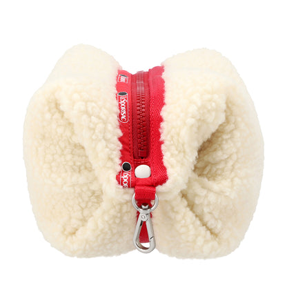 W&W CONVERTIBLE HOBO 兩用半月包 - W&W 絨毛奶霜