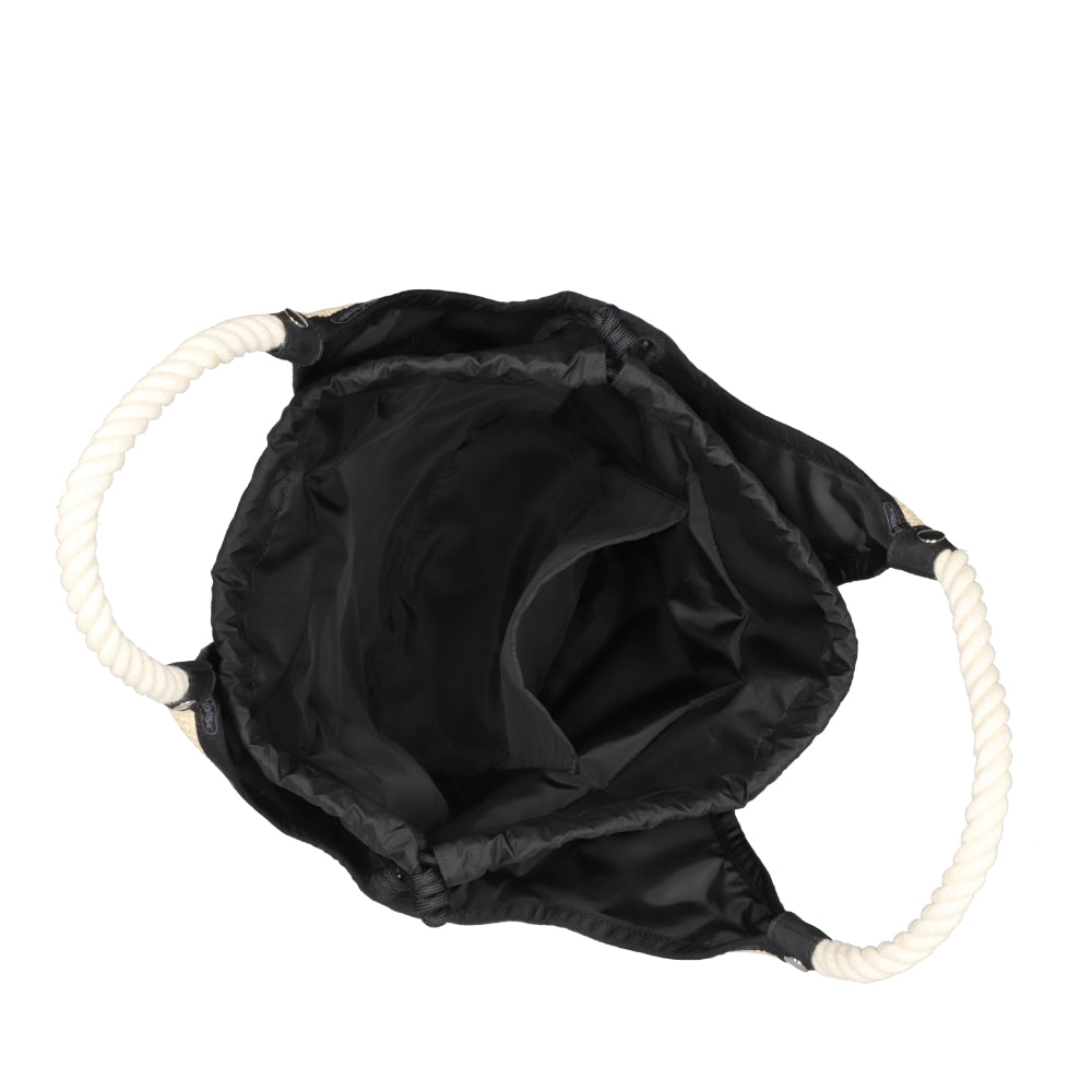 LG DIAMOND TOTE 大型菱格托特包 - 拉菲永恆黑