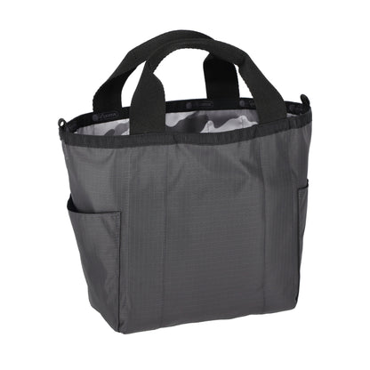 SM REVERSIBLE PKT TOTE 小型雙面托特包 - LOGO 迷彩灰/夜幕灰