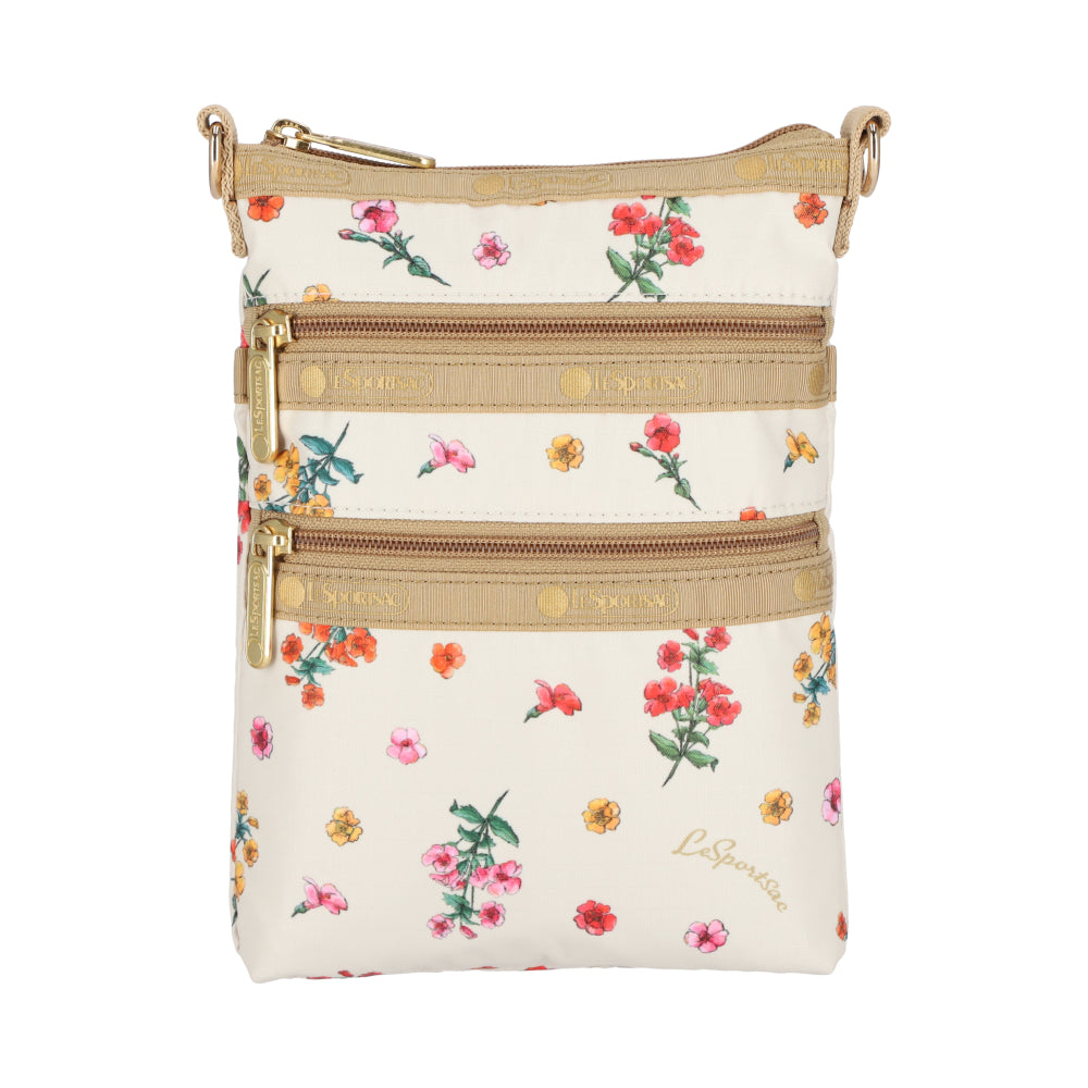 3 ZIP CROSSBODY 三層拉鍊斜背包 - 秘境花園