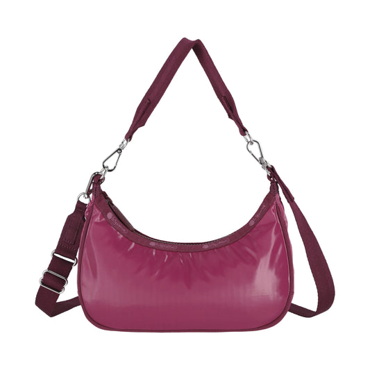 SM CONV HOBO 小型肩背兩用新月包 - 閃耀莓紫