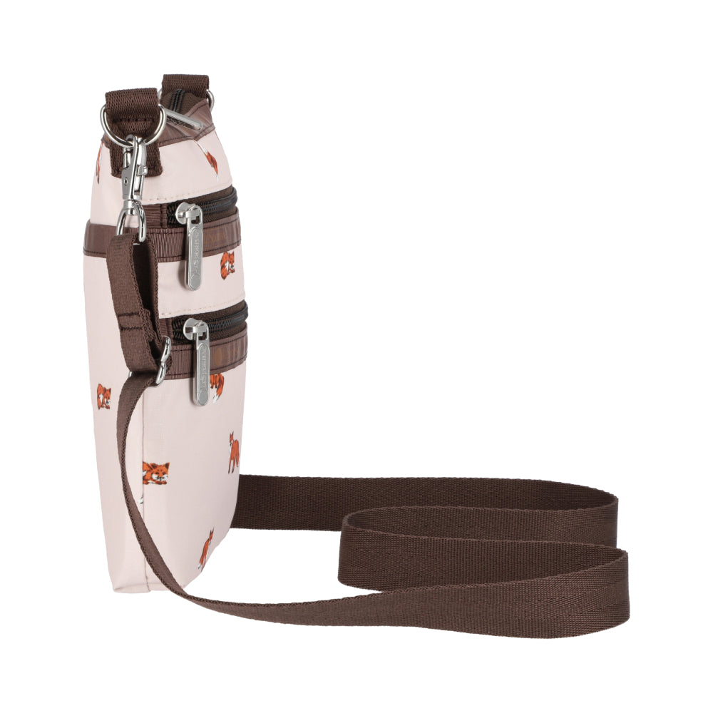 3 ZIP CROSSBODY 三層拉鍊斜背包 - 森林小狐狸