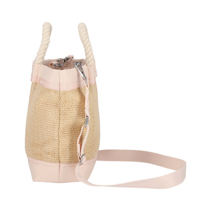 TOP HANDLE CROSSBODY 手提斜背包 - 拉菲桃粉