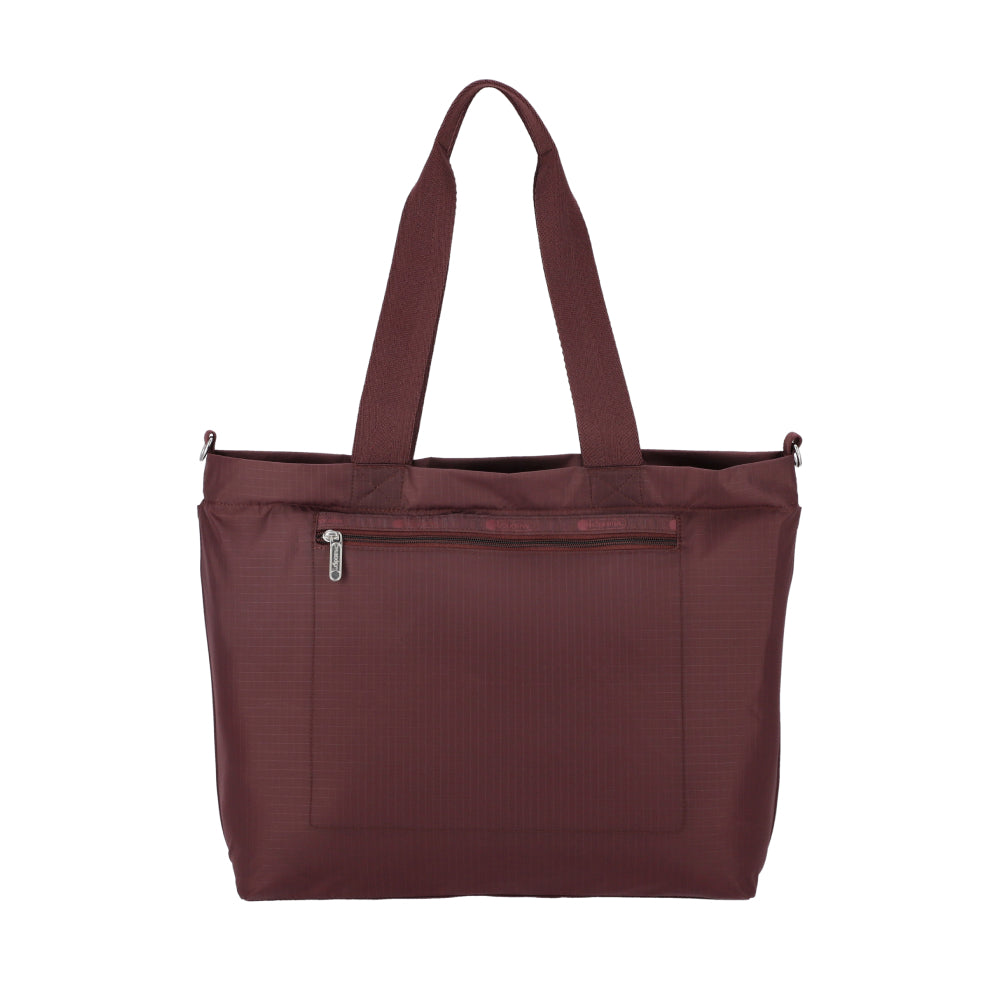 CARRYALL ZIP TOTE 大容量拉鍊托特包 - 深櫻紅