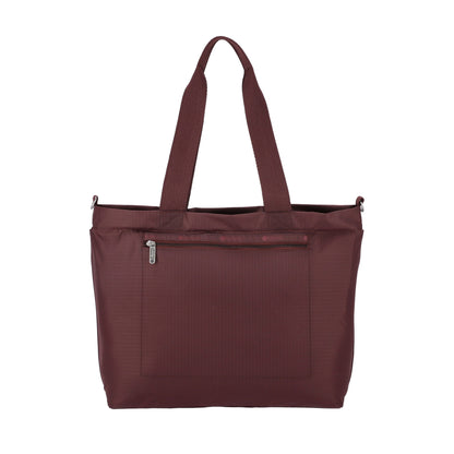 CARRYALL ZIP TOTE 大容量拉鍊托特包 - 深櫻紅