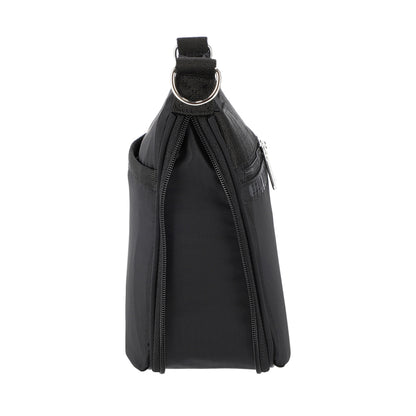 E/W ZIPPER BAG 拉鍊斜背包 - 永恆黑