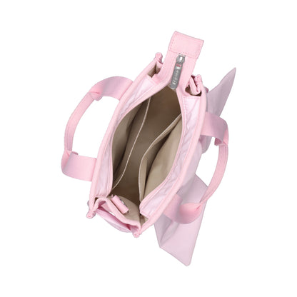 BOW MINI N/S TOTE 蝴蝶結造型托特包 - 粉緞蝴蝶