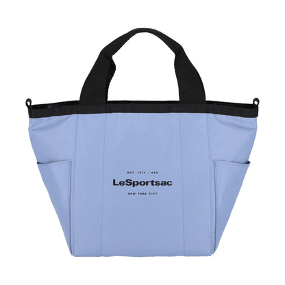 SM REVERSIBLE PKT TOTE 小型雙面托特包 - LOGO 雲霧藍 / 夜幕灰