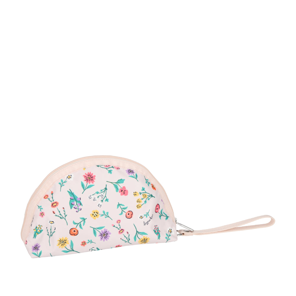 2-ZIP WRISTLET 雙拉鍊手拿包 - 輕舞野花