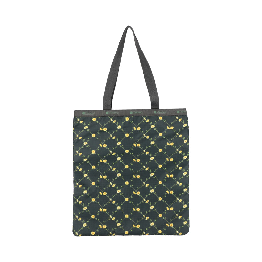LARGE EMERALD TOTE 大型肩背托特包 - 綠野雛菊