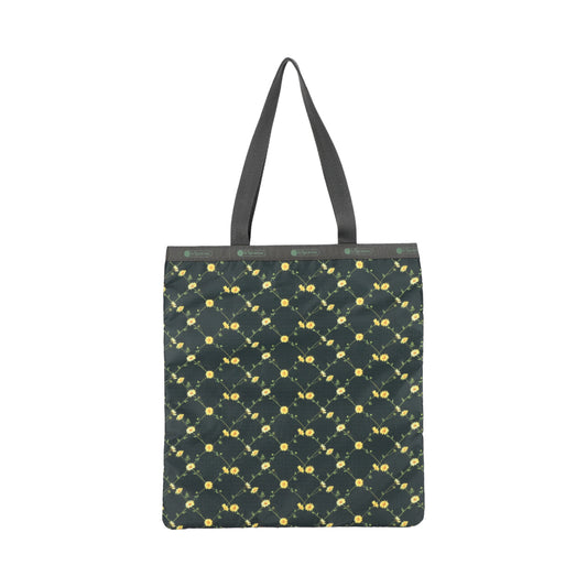 LARGE EMERALD TOTE 大型肩背托特包 - 綠野雛菊