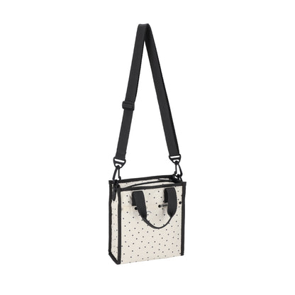 MINI N/S TOTE 迷你方型托特包 - 水玉點點
