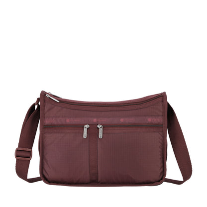 DELUXE EVERYDAY BAG 奢華斜背包 - 深櫻紅