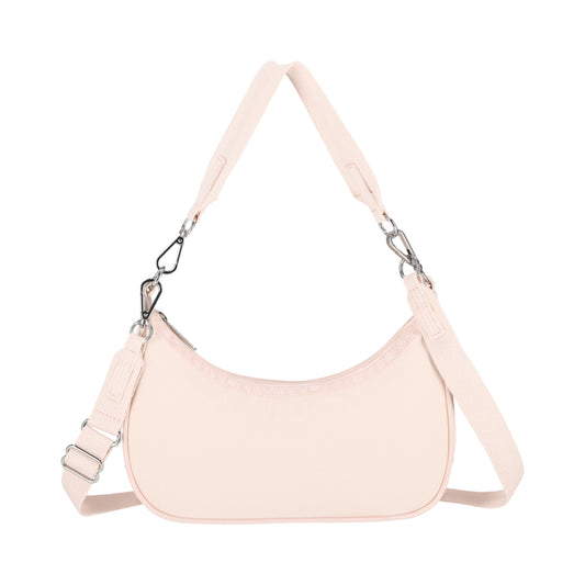 SM CONV HOBO 迷你兩用新月包 - 晨曦桃粉