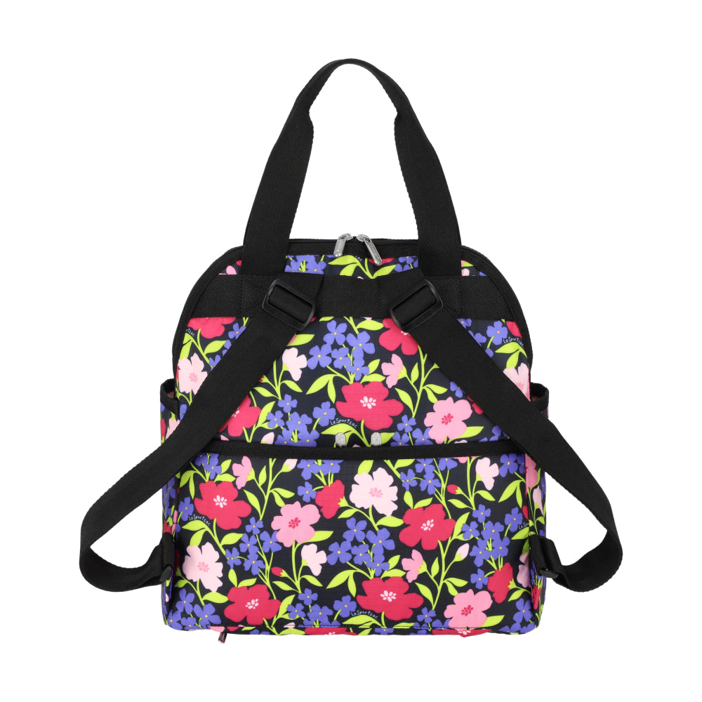 DOUBLE TROUBLE BACKPACK 兩用後背包 - 繽紛花語