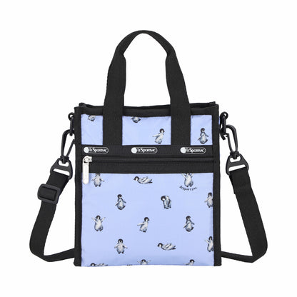 MINI N/S TOTE 迷你方型托特包 - 雪地小企鵝