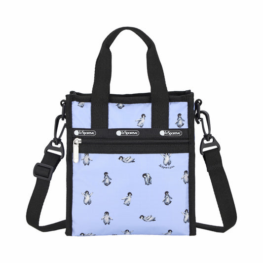 MINI N/S TOTE 迷你方型托特包 - 雪地小企鵝