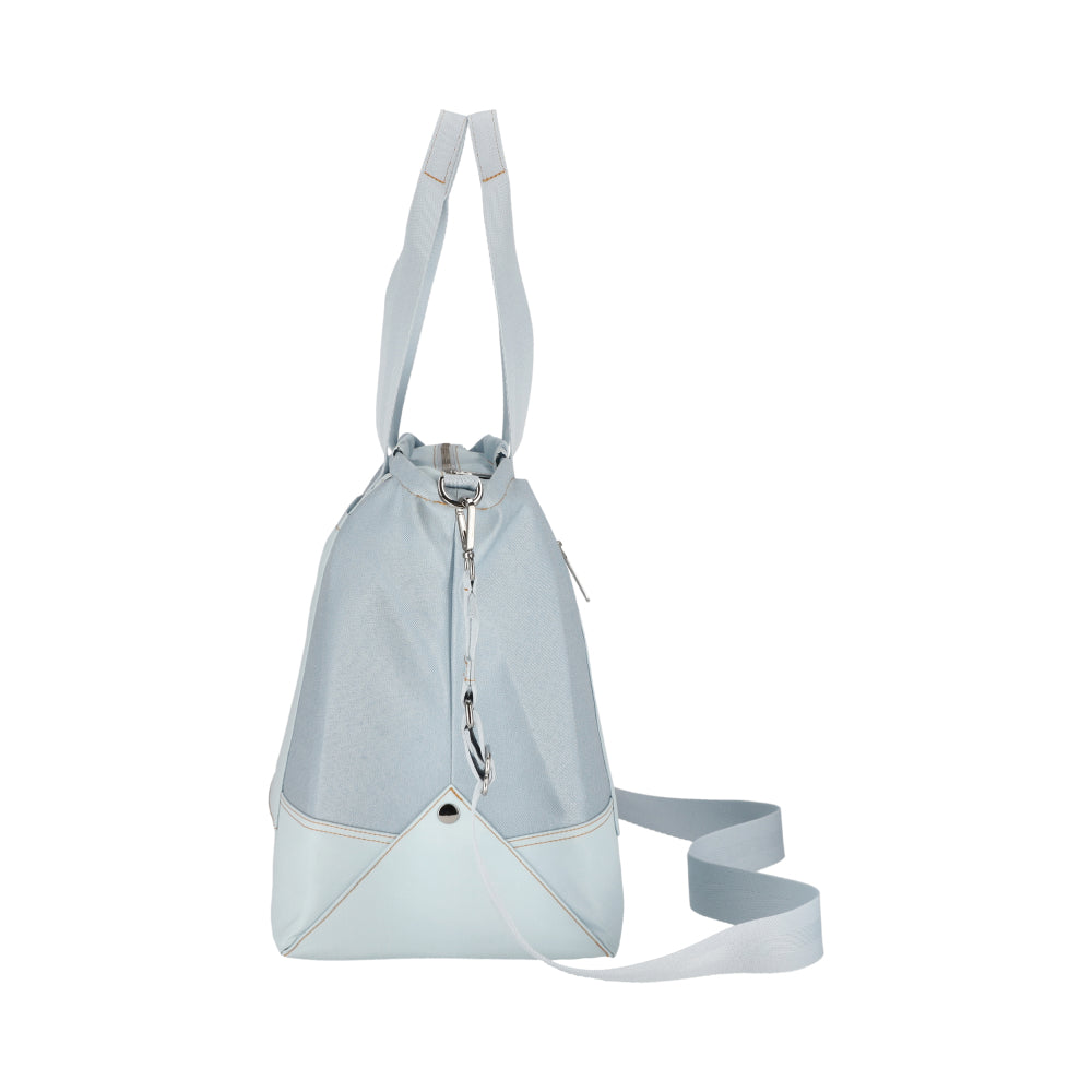 DENIM E/W TOTE 時尚托特包 - 水洗丹寧