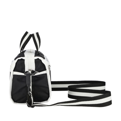MINI DUFFEL CROSSBODY 迷你筒狀肩背包 - 滾邊夜幕黑