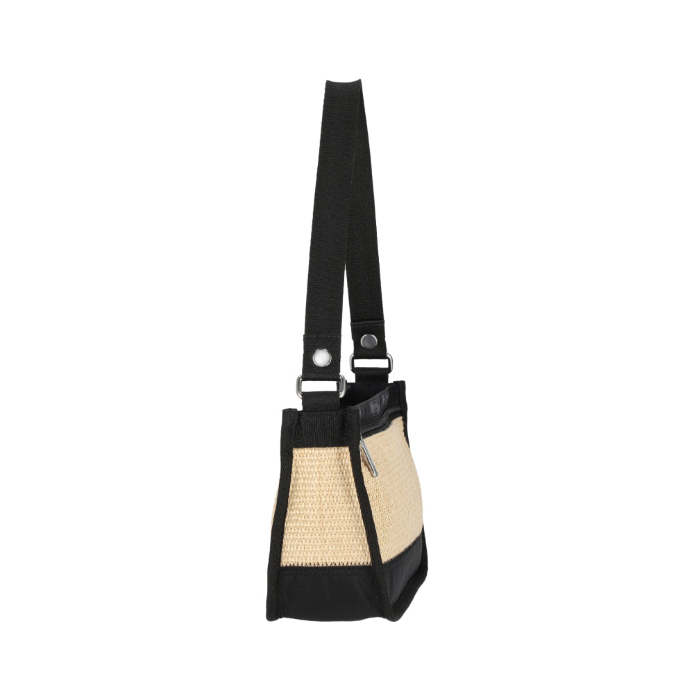 SMALL ZIP SHOULDER 小型拉鍊肩背包 - 拉菲永恆黑