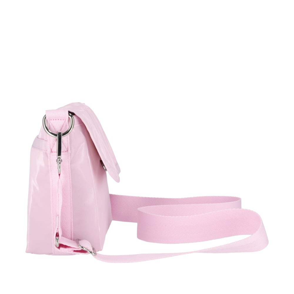 MEDIUM FLAP SHOULDER 中型翻蓋肩背包 - 冰霧粉