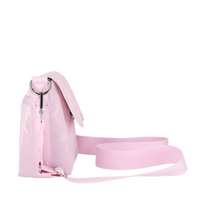 MEDIUM FLAP SHOULDER 中型翻蓋肩背包 - 冰霧粉