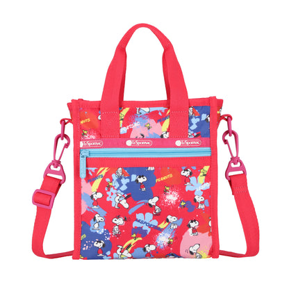 MINI N/S TOTE 迷你方型托特包 - PEANUTS 童趣時光