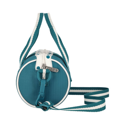 MINI ROLL BAG 迷你圓桶包 - 滾邊青藍