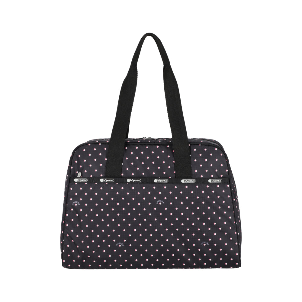 SMALL CARRYALL DUFFLE 機能手提旅行袋 - 粉色點滴