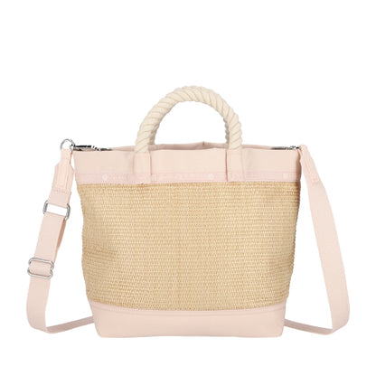 TOP HANDLE CROSSBODY 手提斜背包 - 拉菲桃粉