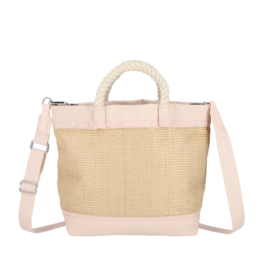 TOP HANDLE CROSSBODY 手提斜背包 - 拉菲桃粉