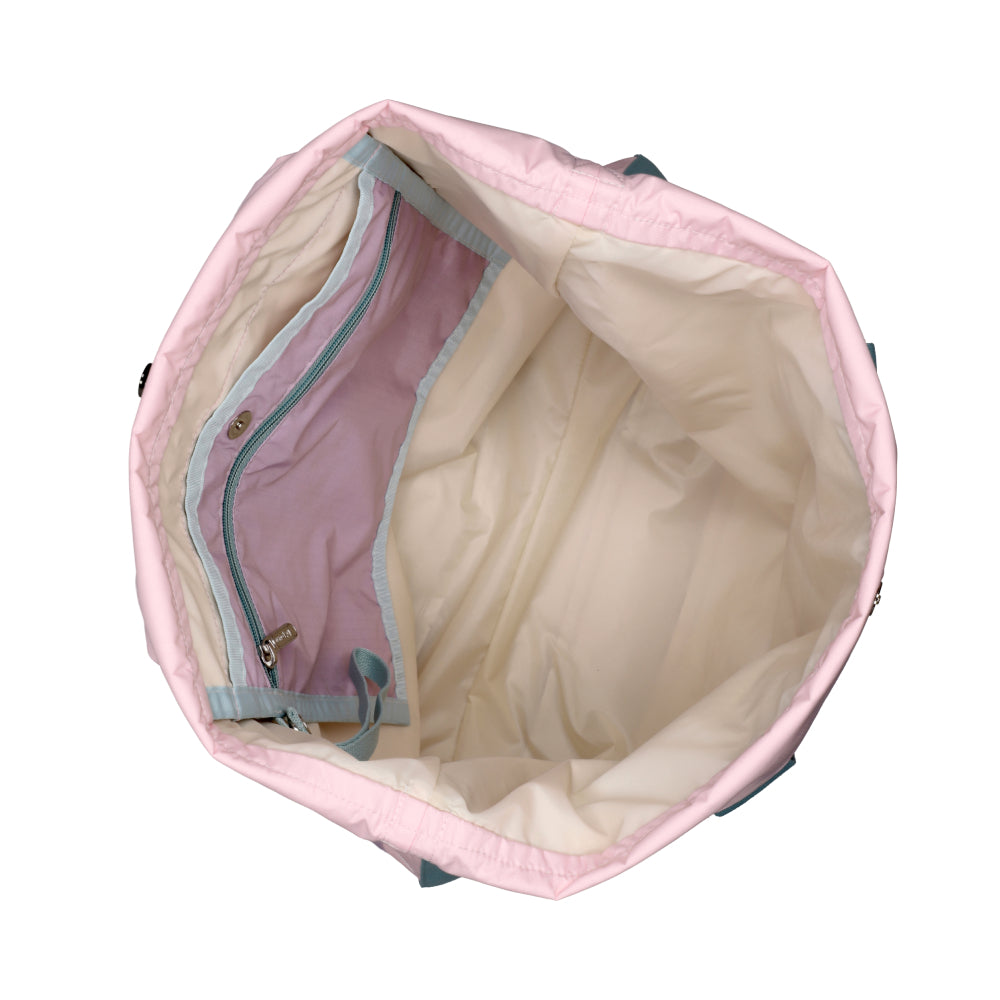 N/S FOLDABLE TOTE 可收納托特包 - 蘭花紫/粉紅