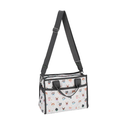 Large East/West Top Handle Tote 手提兩用托特包 - 俏皮貓咪