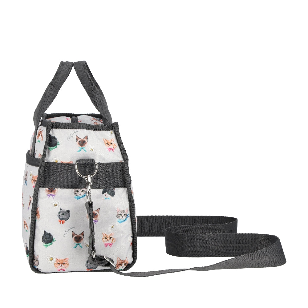 Large East/West Top Handle Tote 手提兩用托特包 - 俏皮貓咪