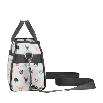 Large East/West Top Handle Tote 手提兩用托特包 - 俏皮貓咪
