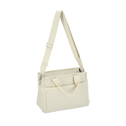 Large East/West Top Handle Tote 手提兩用托特包 - 奶油米