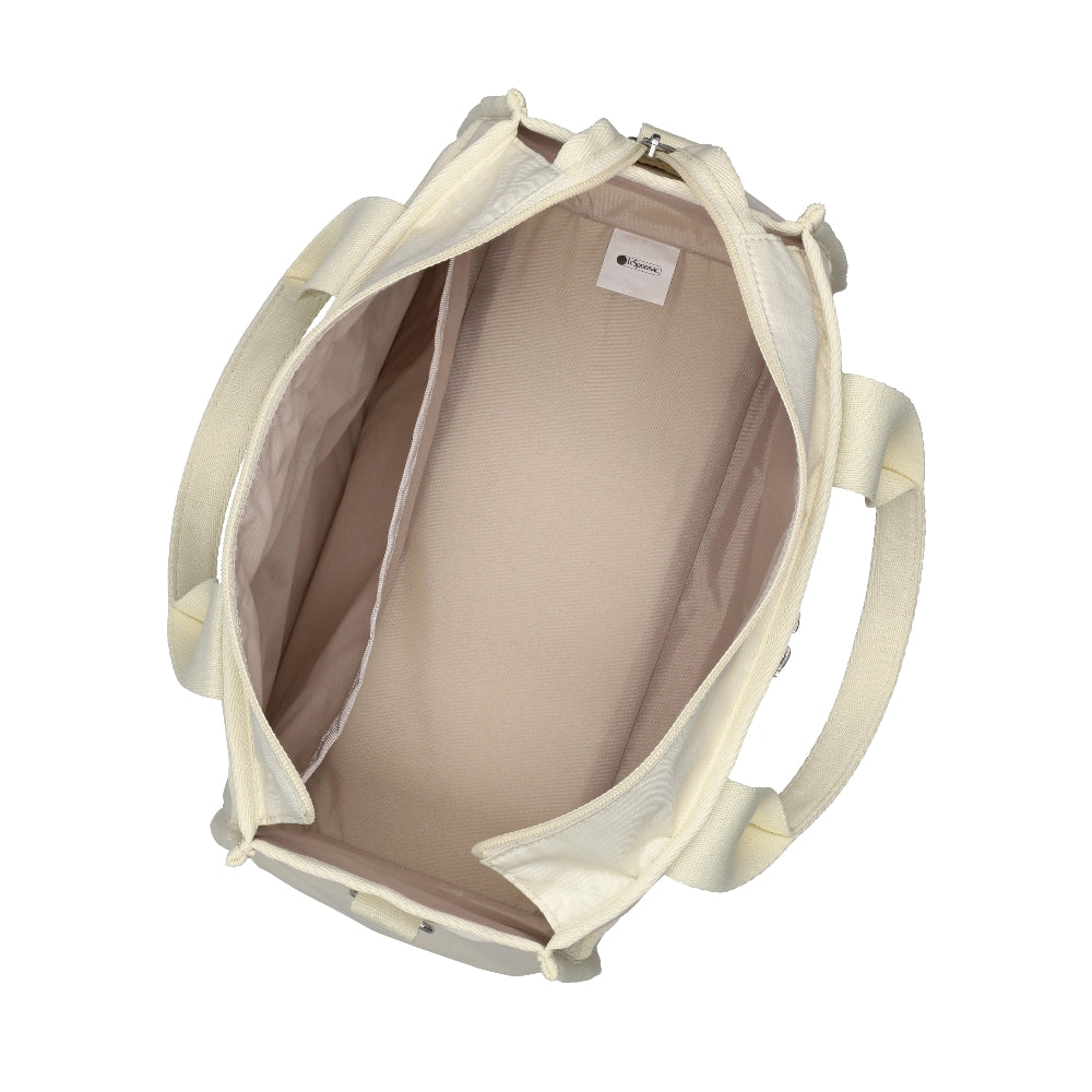 Large East/West Top Handle Tote 手提兩用托特包 - 奶油米