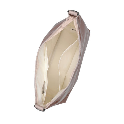 MEDIUM ZIP SHOULDER BAG 中型拉鍊肩背包 - 玫瑰金