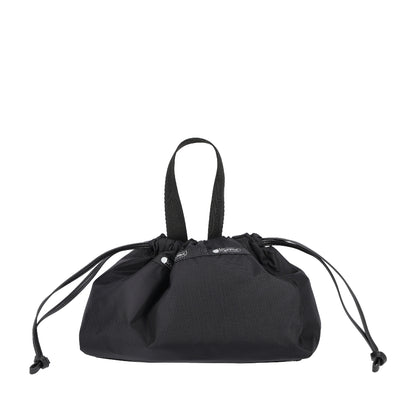 E/W CITY DRAWSTRING BAG 簡約橫式束口包 - 上城夜影