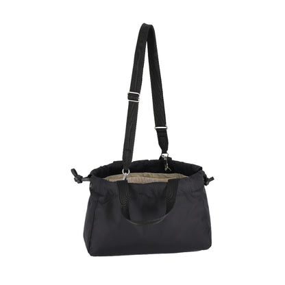 E/W CITY DRAWSTRING BAG 簡約橫式束口包 - 上城夜影