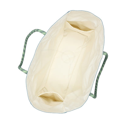 LARGE 2 WAY TOTE 大型雙面托特包 -  湛藍/霜白