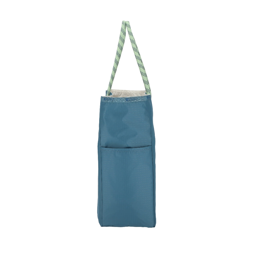 LARGE 2 WAY TOTE 大型雙面托特包 -  湛藍/霜白