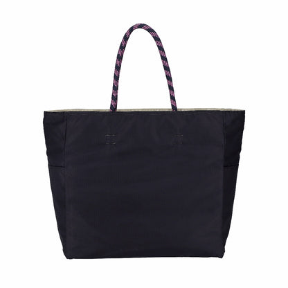 LARGE 2 WAY TOTE 大型雙面托特包 -  奶油米白/深海藍