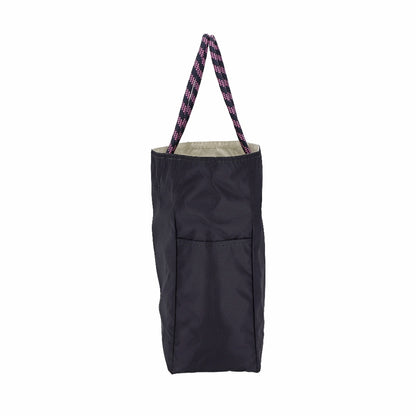 LARGE 2 WAY TOTE 大型雙面托特包 -  奶油米白/深海藍