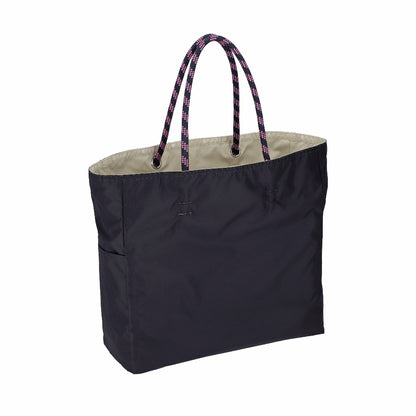 LARGE 2 WAY TOTE 大型雙面托特包 -  奶油米白/深海藍