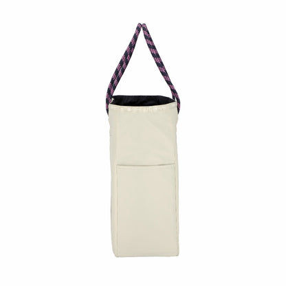 LARGE 2 WAY TOTE 大型雙面托特包 -  奶油米白/深海藍