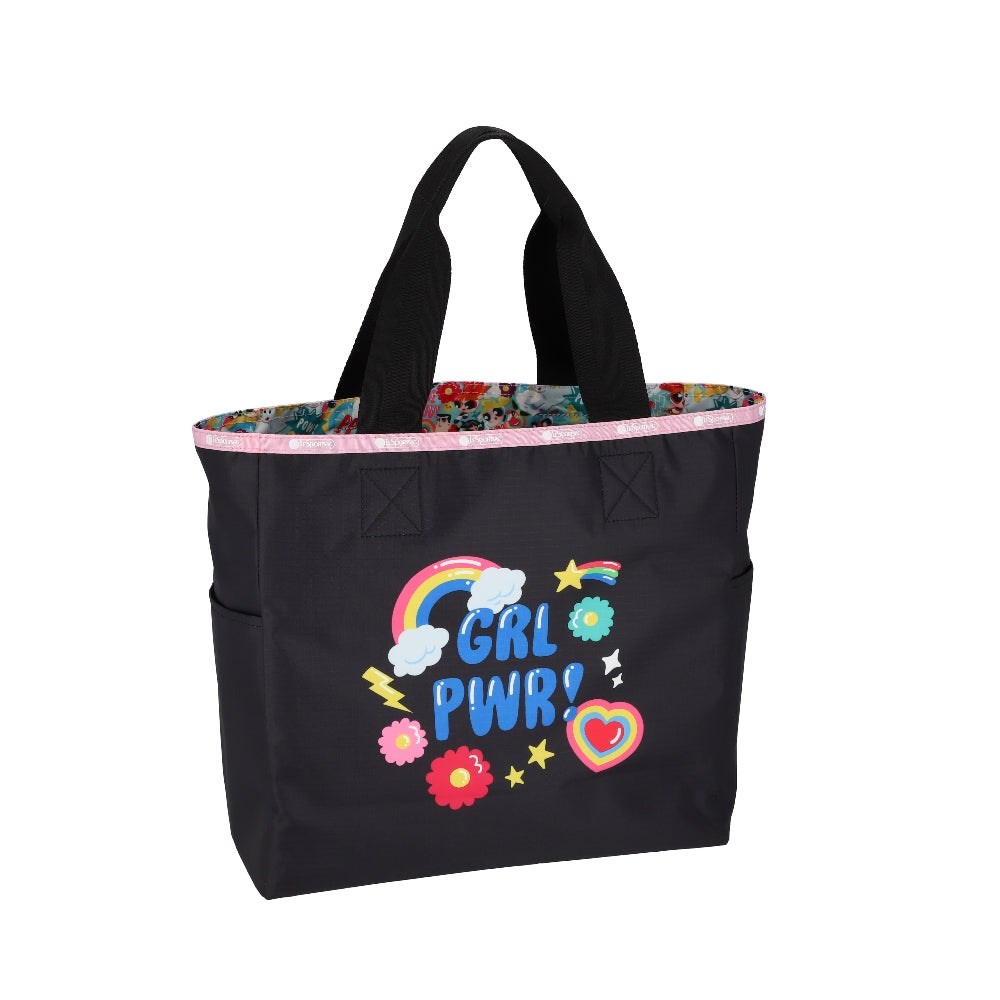 LG REVERSIBLE TOTE 大型雙面托特包 - 飛天小女警