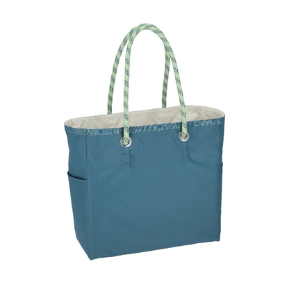ML 2 WAY TOTE 中大型雙面托特包 - 湛藍/霜白